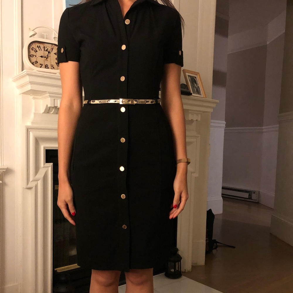 CALVIN KLEIN SHIRT DRESS SZ 0